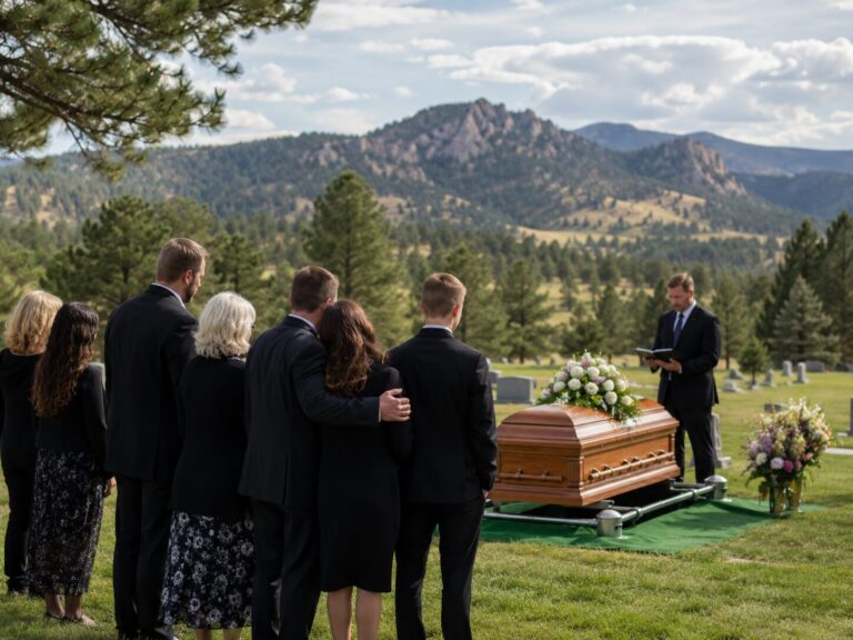 Family planning a burial service in Rapid City SD