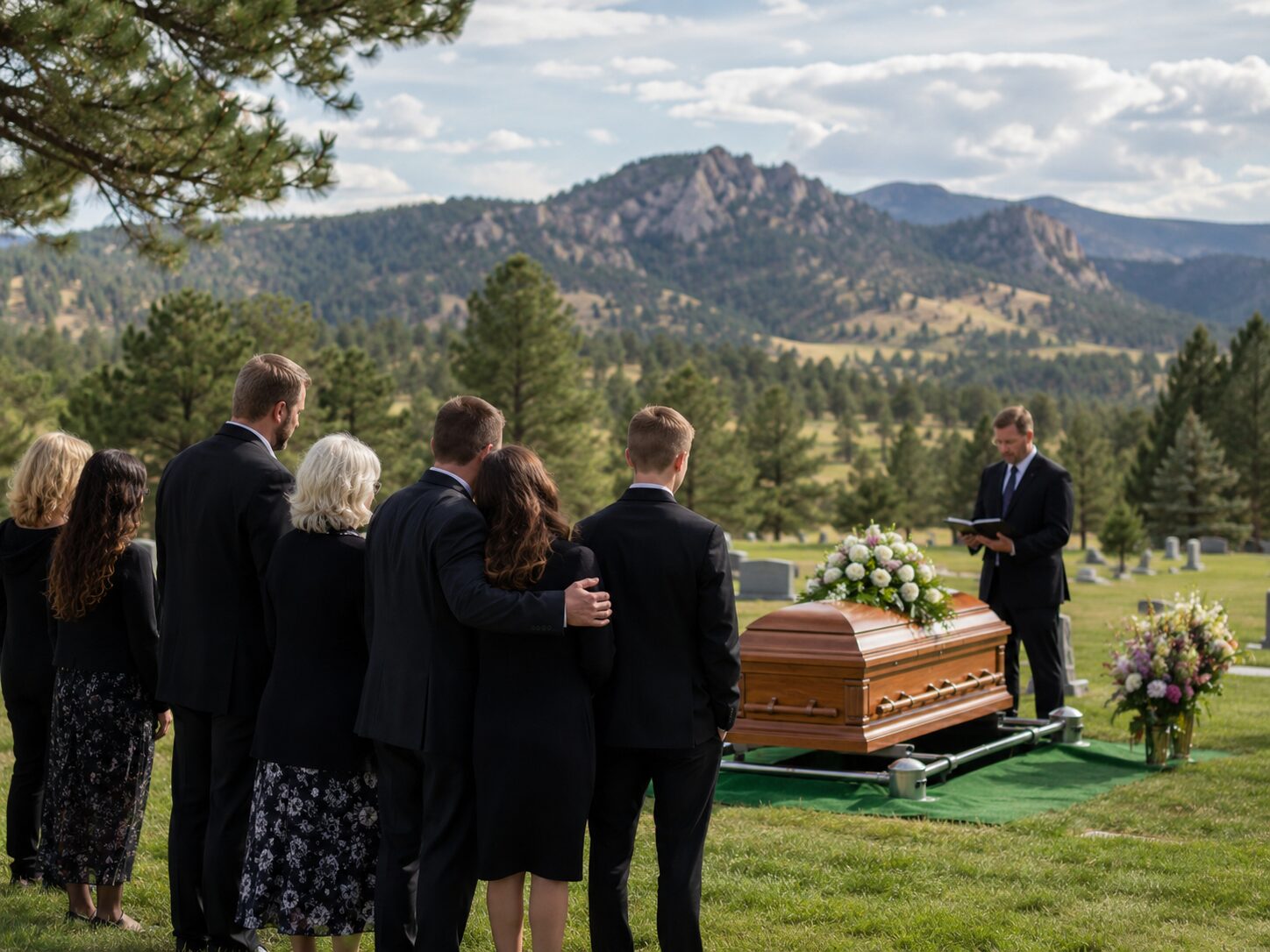 Family planning a burial service in Rapid City SD